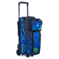 Preview: Bowlingtasche - Brunswick - Punisher Triple Roller - blue/green