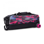 Preview: Bowlingbag - Hammer - DYE SUB SLIM TRIPLE TOTE - PINK ARROW