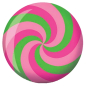 Preview: VIZ-A-Ball  Spiral Pink/Green