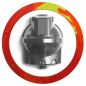Preview: Bowlingball - Bowlingkugel - Motiv - Forge Fuel