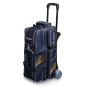 Preview: Bowlingtasche - Global 900 - 3-BALL DELUXE ROLLER - Blue/Gold