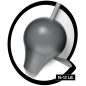 Preview: Bowlingball - Bowlingkugel - Brunswick - Rhino - carbon/lime/silver