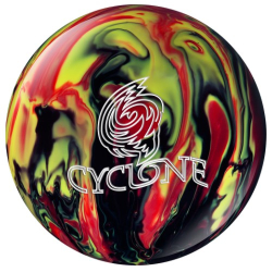 Bowlingball - Bowlingkugel - Ebonite - Cyclone - Black/Red/Yellow