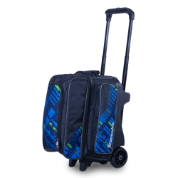 Bowling bag - Brunswick - Punisher Double Roller - blue/green