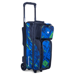 Bowlingtasche - Brunswick - Punisher Triple Roller - blue/green