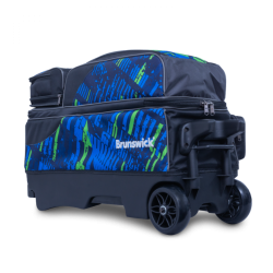 Bowlingtasche - Brunswick - Punisher Triple Roller - blue/green