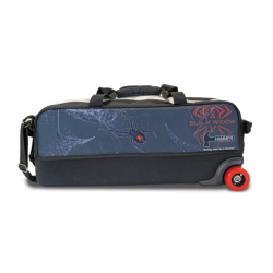 Bowlingbag -  Hammer - Dye Sub Slim Triple Tote Black Widow