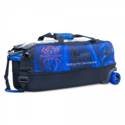 Bowlingtasche - Hammer - DYE TRIPLE TOTE BLUE - BLACK WIDOW