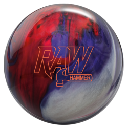 Bowling Ball - Hammer - RAW - Red/White/Purple