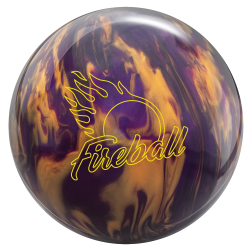Bowling Ball - Ebonite - Fireball - Purple/Gold