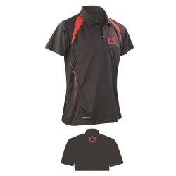 Bowlingshirt - BRUNSWICK - POLO - black/red