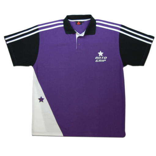 Bowlingshirt - Polo-Shirt Roto Grip purple/schwarz
