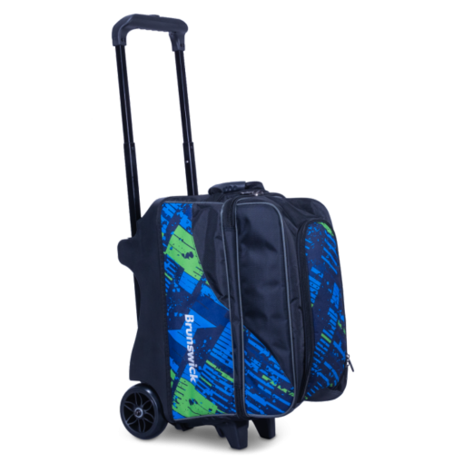 Bowling bag - Brunswick - Punisher Double Roller - blue/green