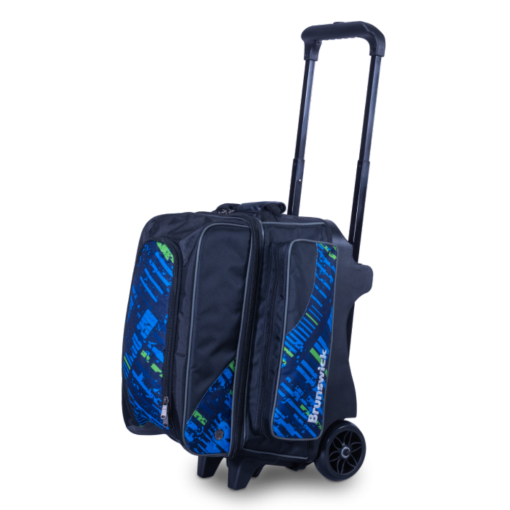 Bowling bag - Brunswick - Punisher Double Roller - blue/green