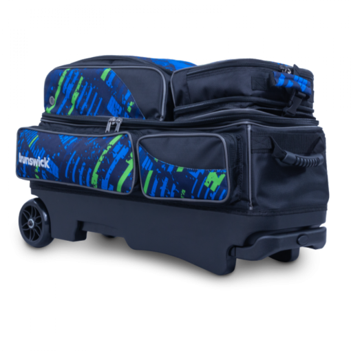 Bowlingtasche - Brunswick - Punisher Triple Roller - blue/green