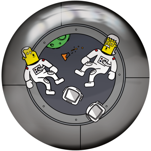 Bowlingball - Bowlingkugel - VIZ-A-Ball  - Astro Nuts