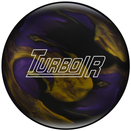Bowlingball - Bowlingkugel - Ebonite - Turbo/R - Black/Purple/Gold
