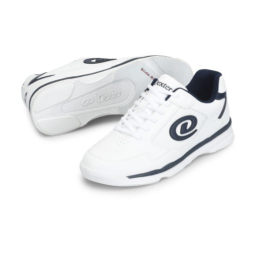 Bowlingschuhe - Dexter - Ricky V - white/blue
