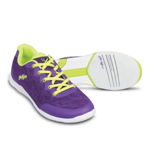 Bowlingshoes - KR - Lace - purple/yellow