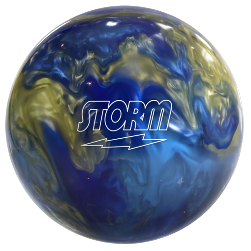 Bowling Ball - Storm - Spot On - Dark Blue/Blue/Gold