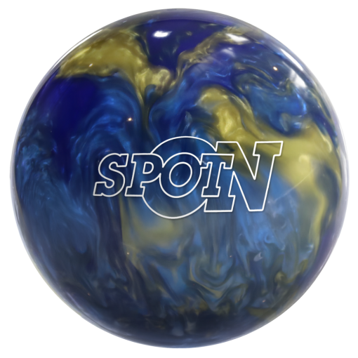 Bowling Ball - Storm - Spot On - Dark Blue/Blue/Gold