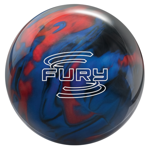 Bowlingball - Bowlingkugel - Brunswick - Fury - Red/Blue/Black