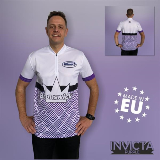Bowlingshirt - BRUNSWICK - INVICTA - purple