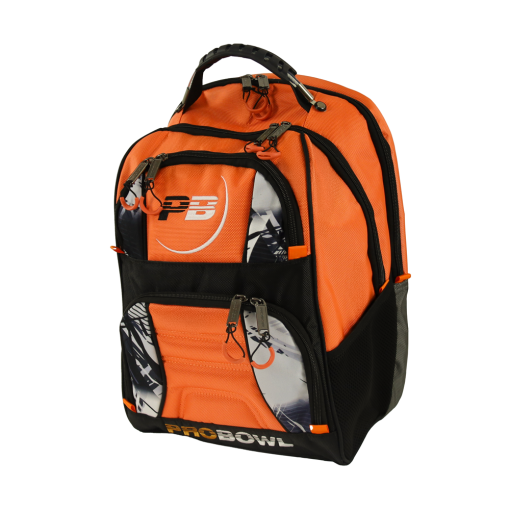 Bowlingzubehör - ProBowl - Backpack - Black/Orange