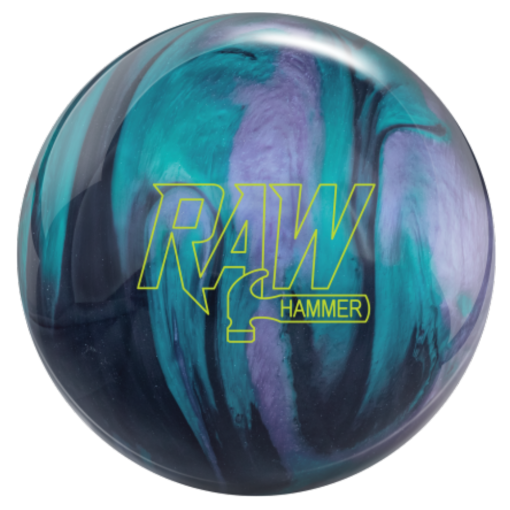 Bowling Ball - Hammer - RAW - Black/Purple/Teal