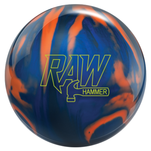 Bowling Ball - Hammer - RAW - Blue/Black/Orange