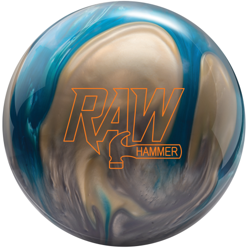 Bowlingball - Hammer - RAW - Blue/Silver/White