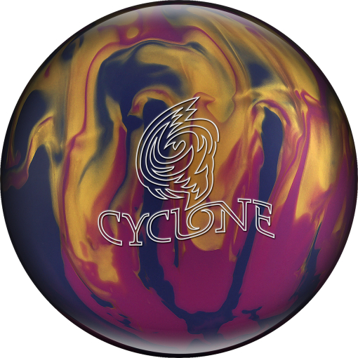 Bowlingball - Bowlingkugel - Ebonite - Cyclone - Violet/Gold/Blue