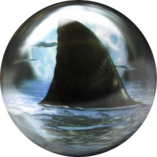 Bowlingball - Bowlingkugel - VIZ-A-Ball - Shark