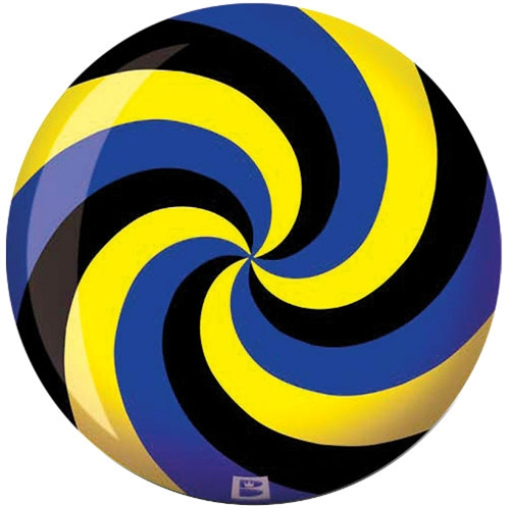 Bowlingball - Bowlingkugel - VIZ-A-Ball - Spiral Yellow/Blue/Black