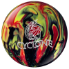 Bowlingball - Bowlingkugel - Ebonite - Cyclone - Black/Red/Yellow