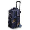 Bowlingtasche - Global 900 - 3-BALL DELUXE ROLLER - Blue/Gold