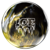 Bowlingball - Bowlingkugel - Storm - Ice - Black/White/Gold