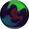 Bowlingball - Bowlingkugel - Ebonite - Cyclone - Purple/Teal/Lime