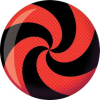 Bowlingball - Bowlingkugel - VIZ-A-Ball - Spiral Red/Black